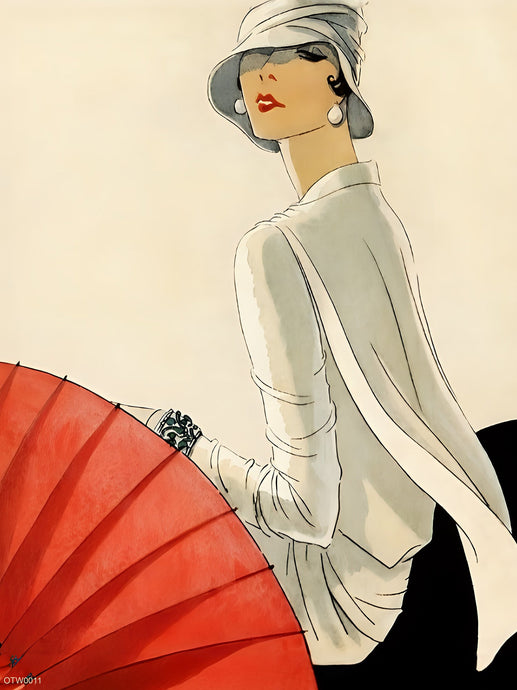 Porter Woodruff Fashion Art Print  featured on Vogue January 1928