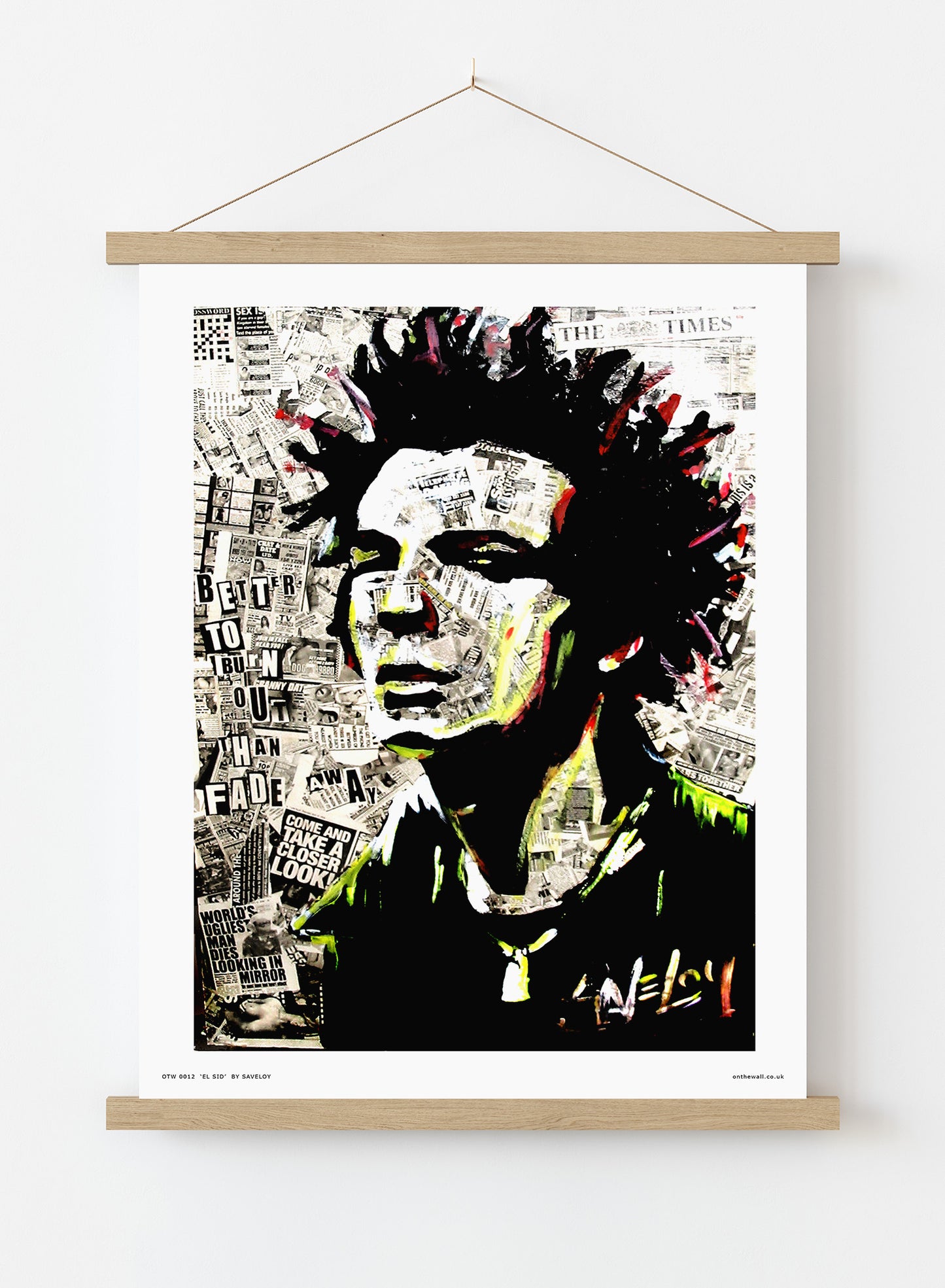 Sid Vicious Sex pistols Poster Art Print Vintage Poster Wall Art Print 30x40cm Hanger