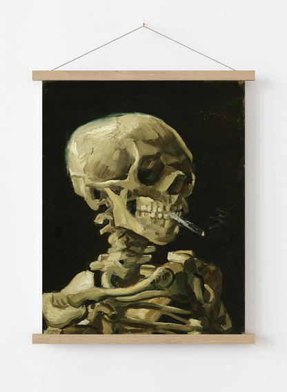 Van Gogh Head of a Skeleton Vintage Poster Wall Art Print 30x40cm Hanger