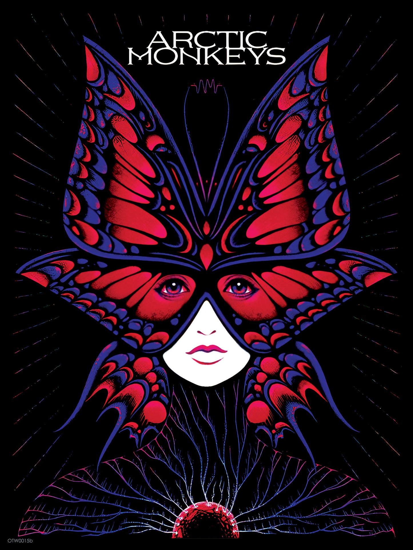 Arctic Monkeys Gig Poster Art Print 30x40m