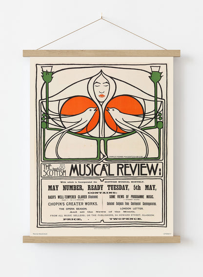 Charles Rennie Macintosh Art Print Poster Vintage Poster Wall Art Print 30x40cm Hanger