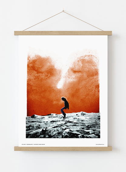 Michael Jackson - Moonwalker  - Poster Art Print Vintage Poster Wall Art Print 30x40cm Hanger