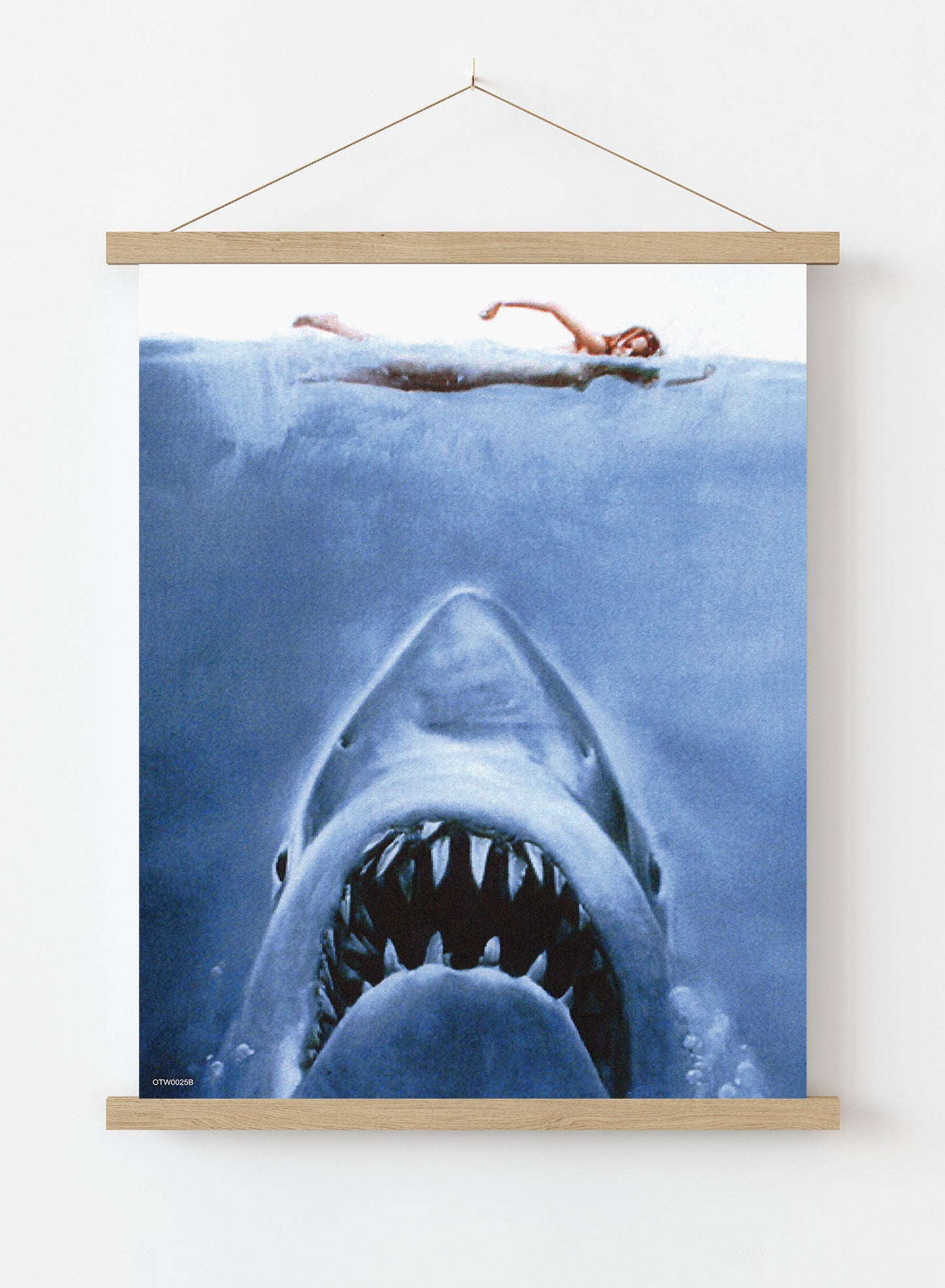Jaws Book Cover Poster Art Print Vintage Poster Wall Art Print 30x40cm Hanger