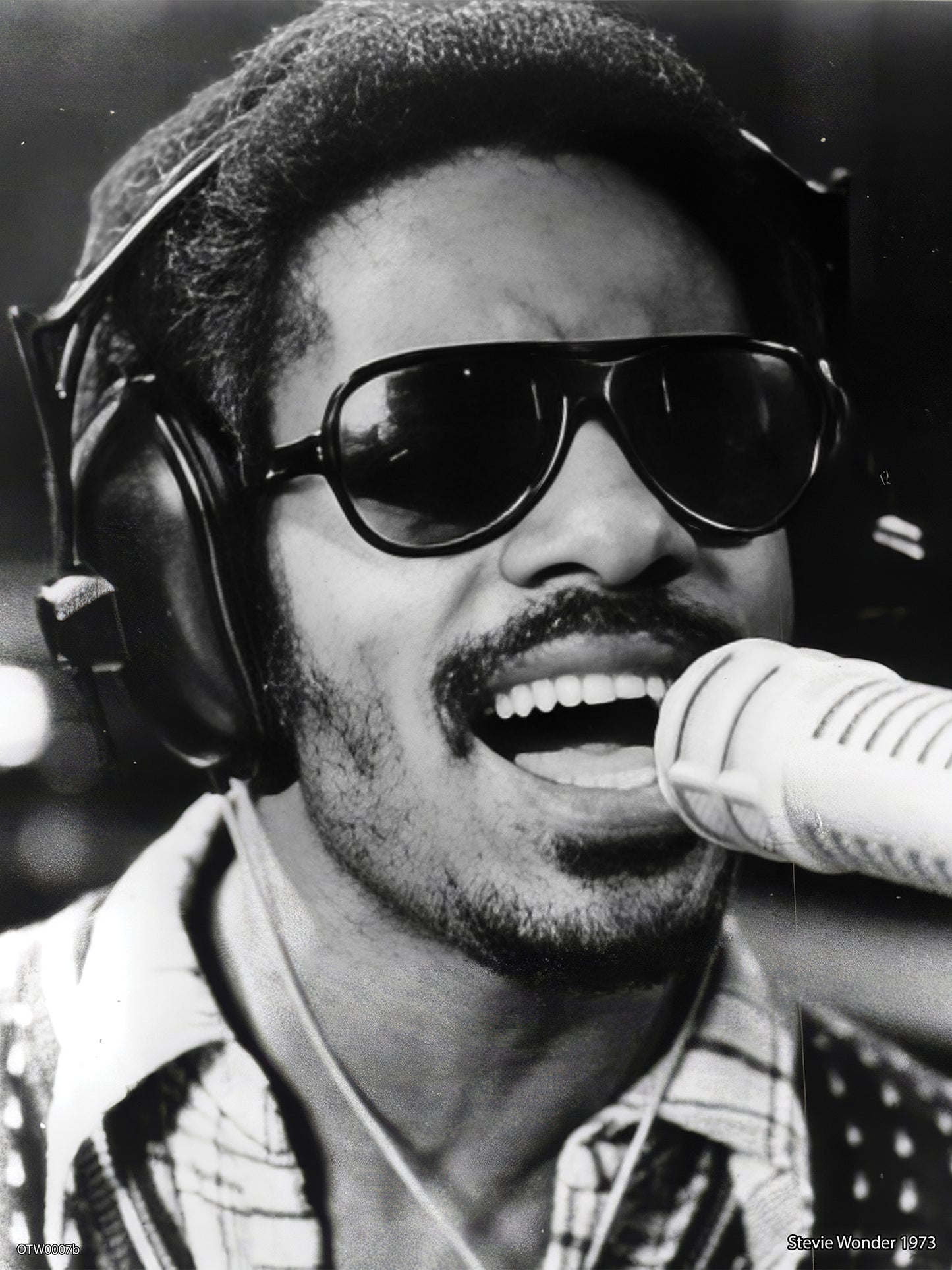 Stevie Wonder 1973 Poster Art Print 30x40m
