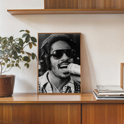Stevie Wonder 1973 Poster Art Print 30x40m