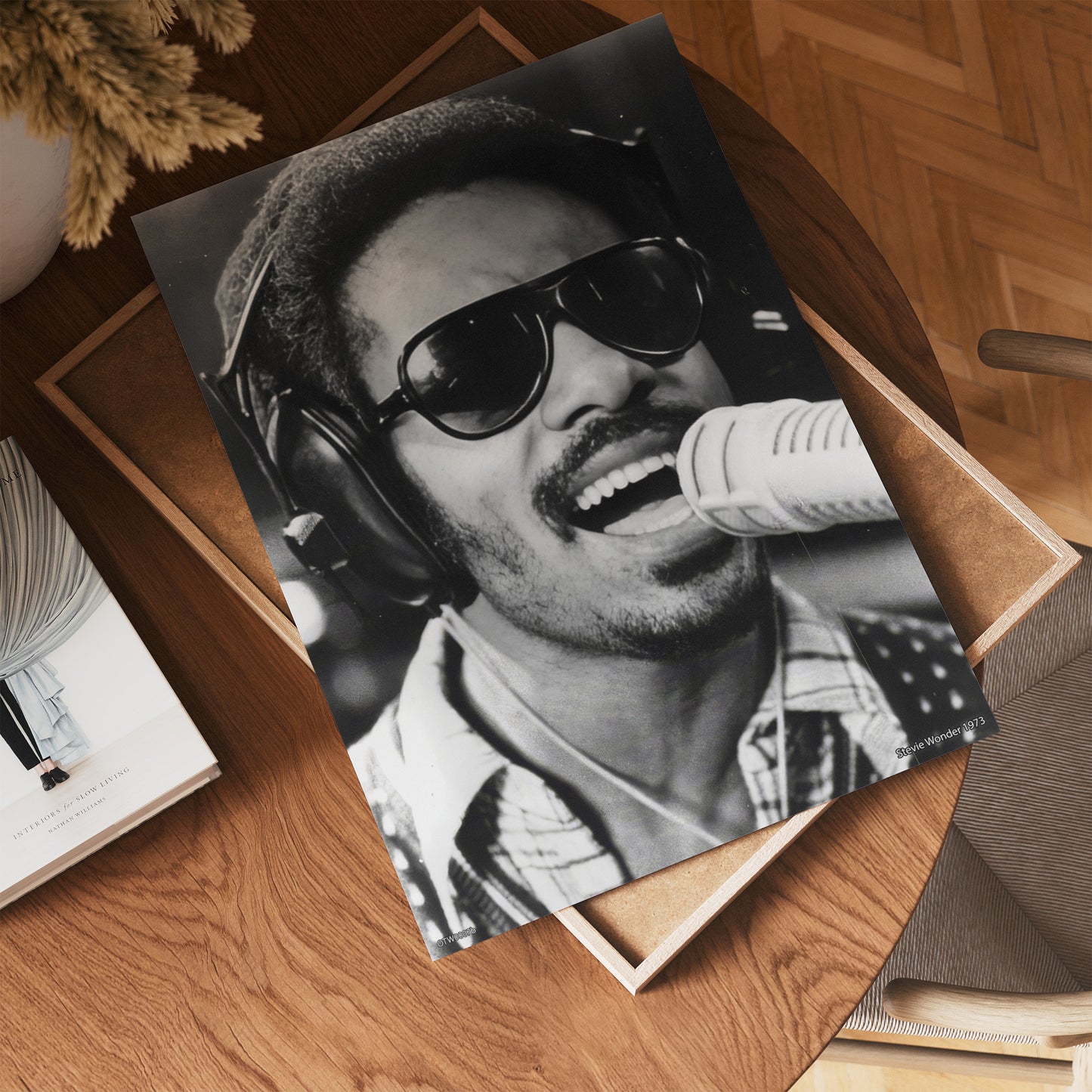 Stevie Wonder 1973 Poster Art Print 30x40m