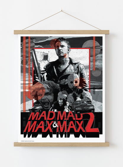 Mad Max Art Print Vintage Art Wall Art Print 40x30cm Hanger