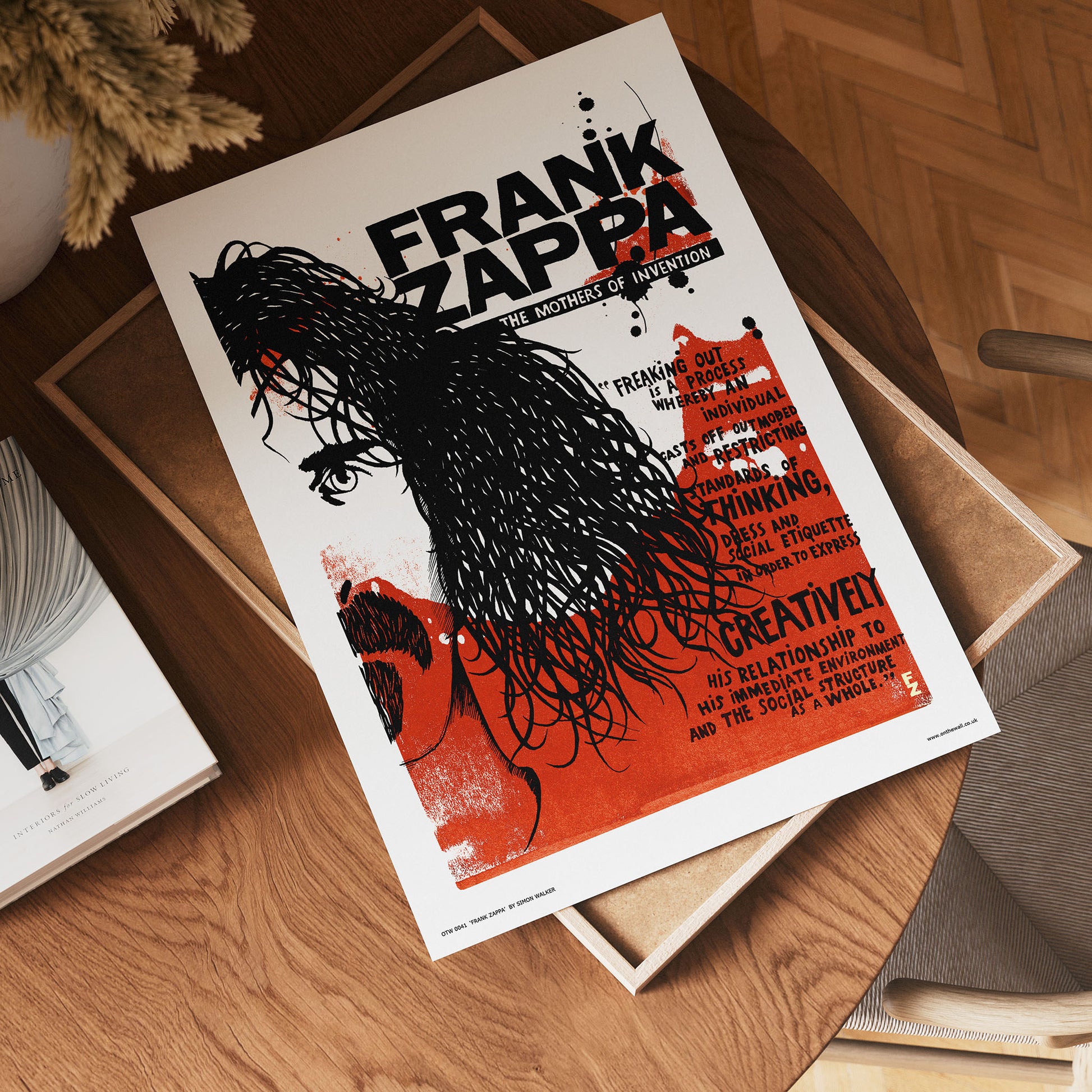 Frank Zappa Poster Art Print 30x40cm