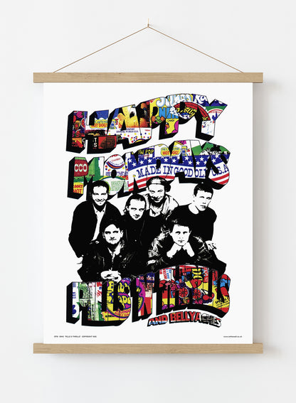 Happy Mondays Pills N Thrills Poster Art Print Vintage Poster Wall Art Print 30x40cm Hanger