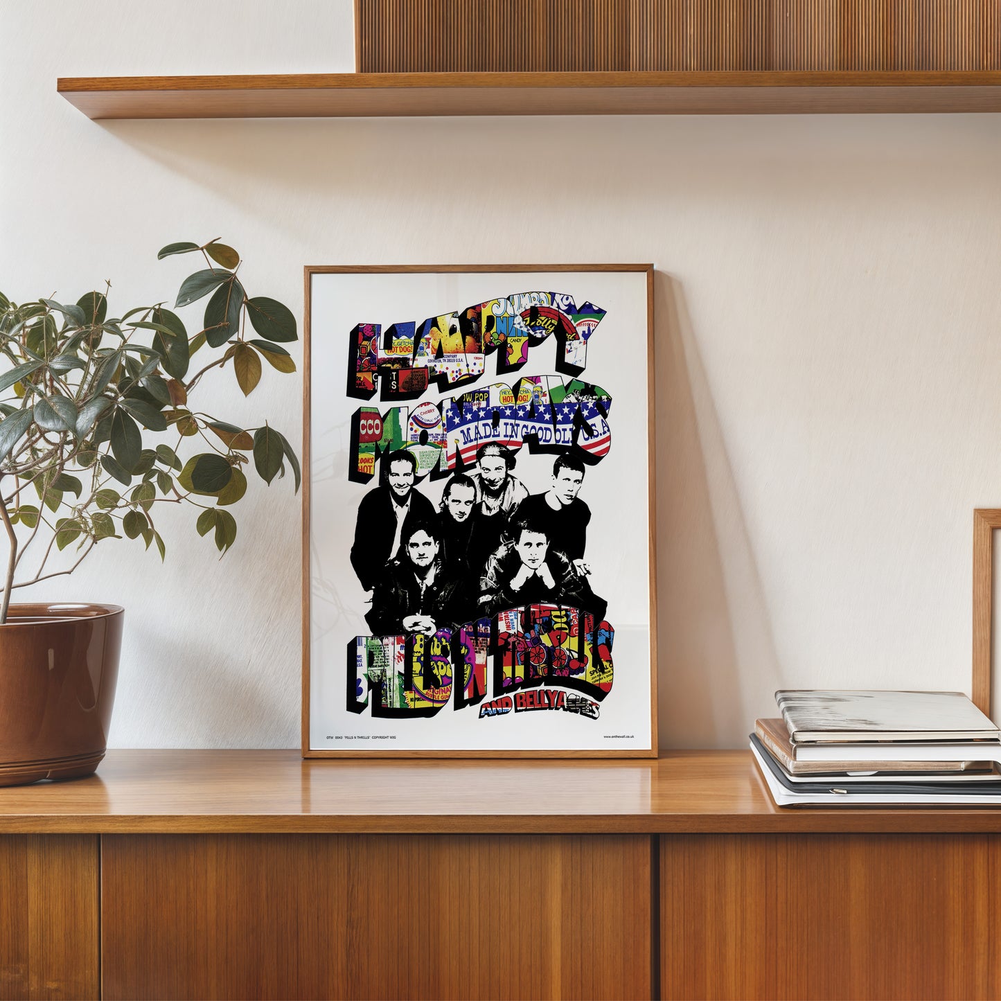 Happy Mondays Pills N Thrills Poster Art Print 30x40cm