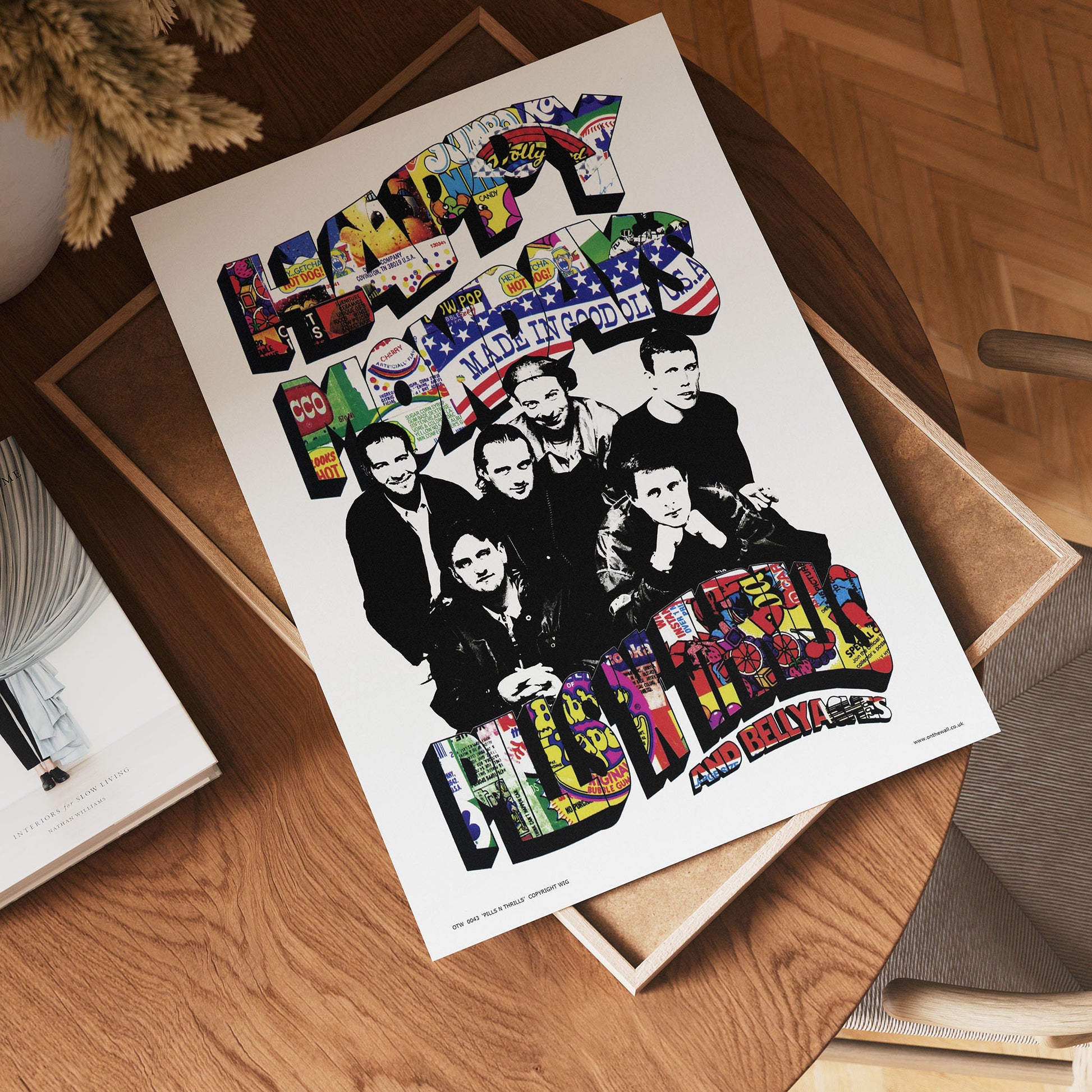 Happy Mondays Pills N Thrills Poster Art Print 30x40cm