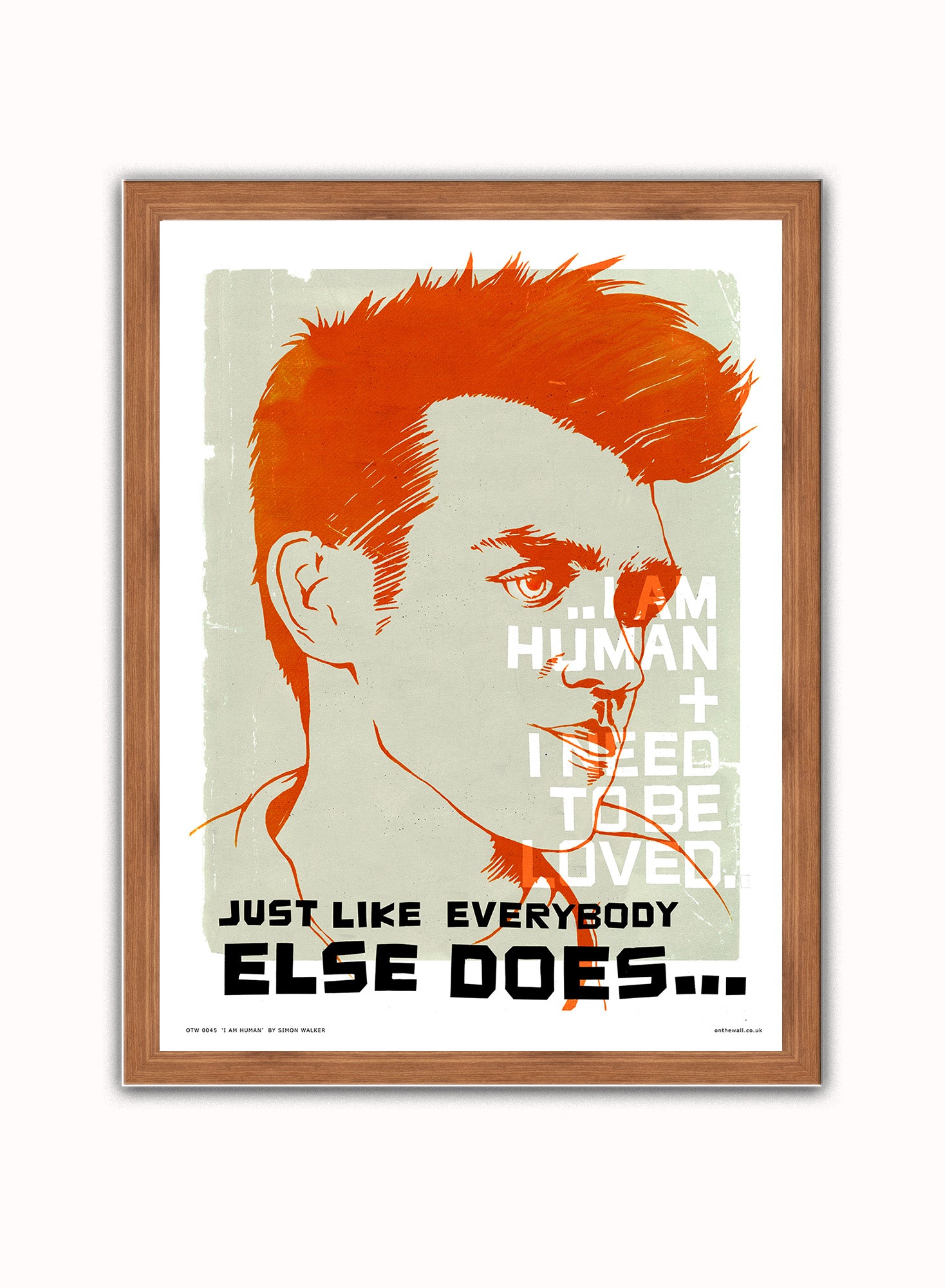 The Smiths Morrissey Poster Art Print 30x40cm | Vintage Poster Art