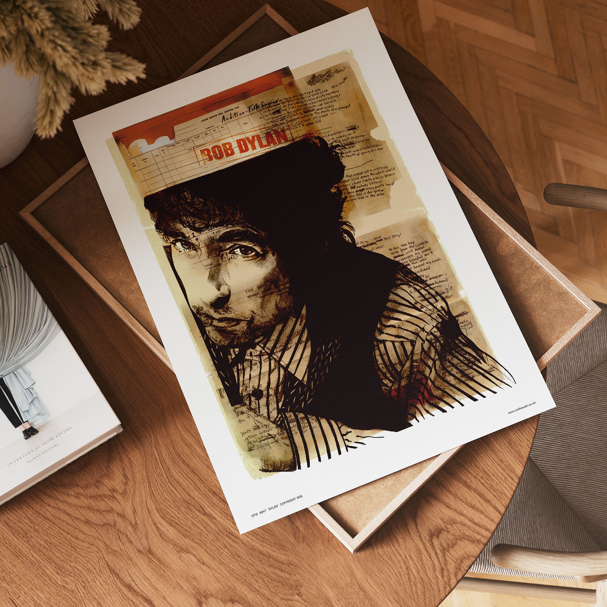 Bob Dylan Poster Art Print 30x40cm