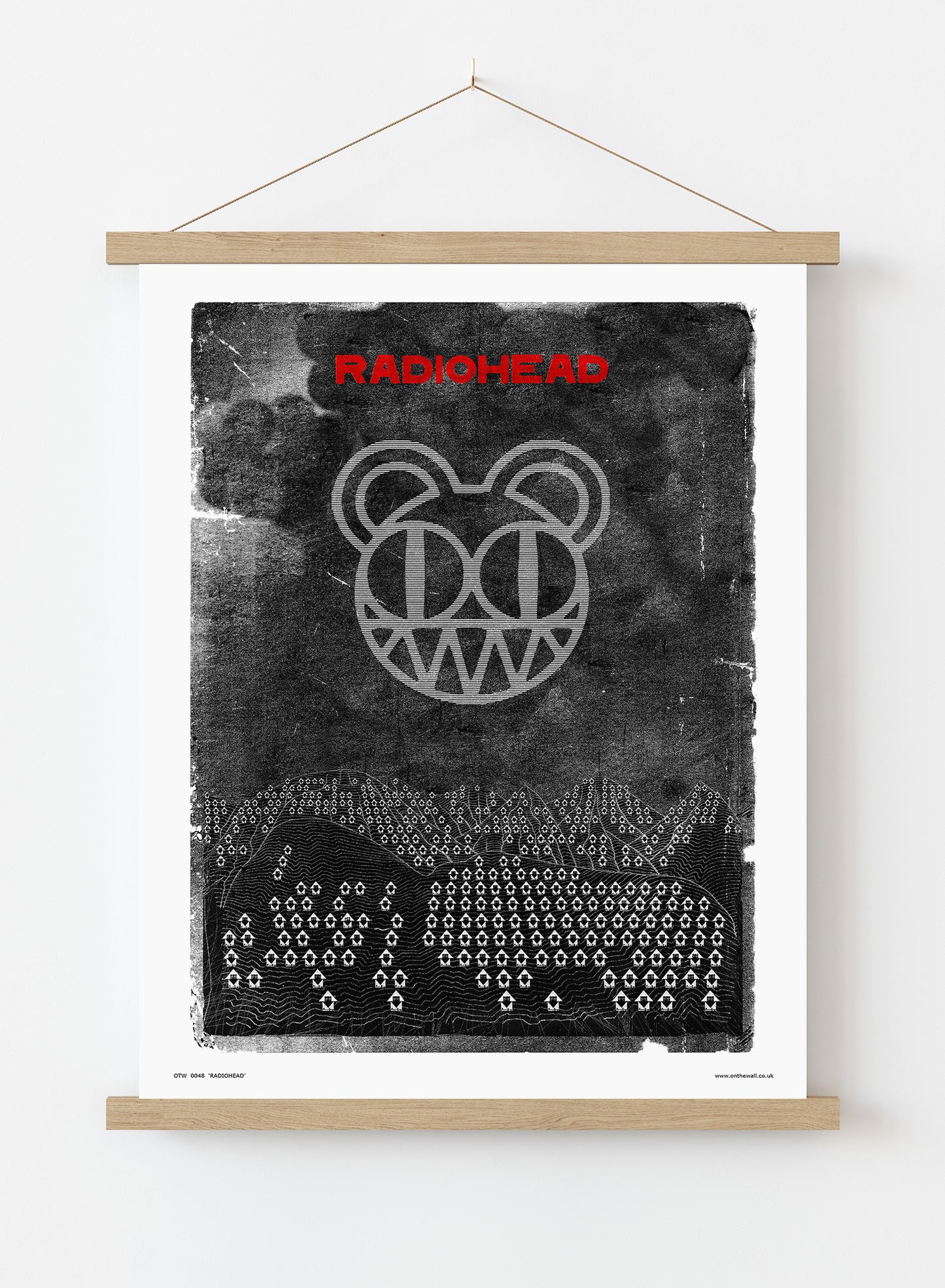Radiohead Poster Art Print Vintage Poster Wall Art Print 30x40cm Hanger