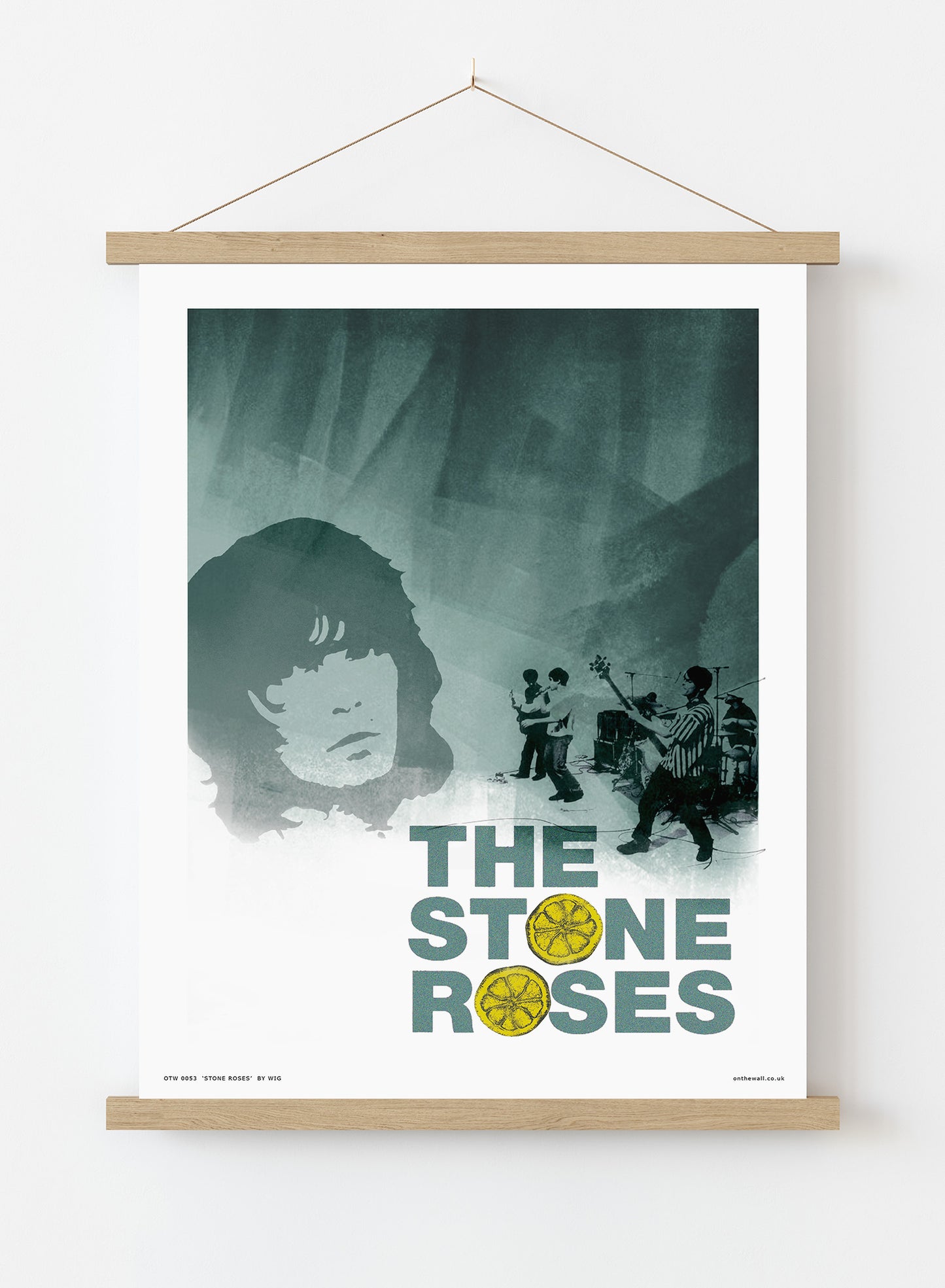 Stone Roses Poster Art Print Vintage Poster Wall Art Print 30x40cm Hanger