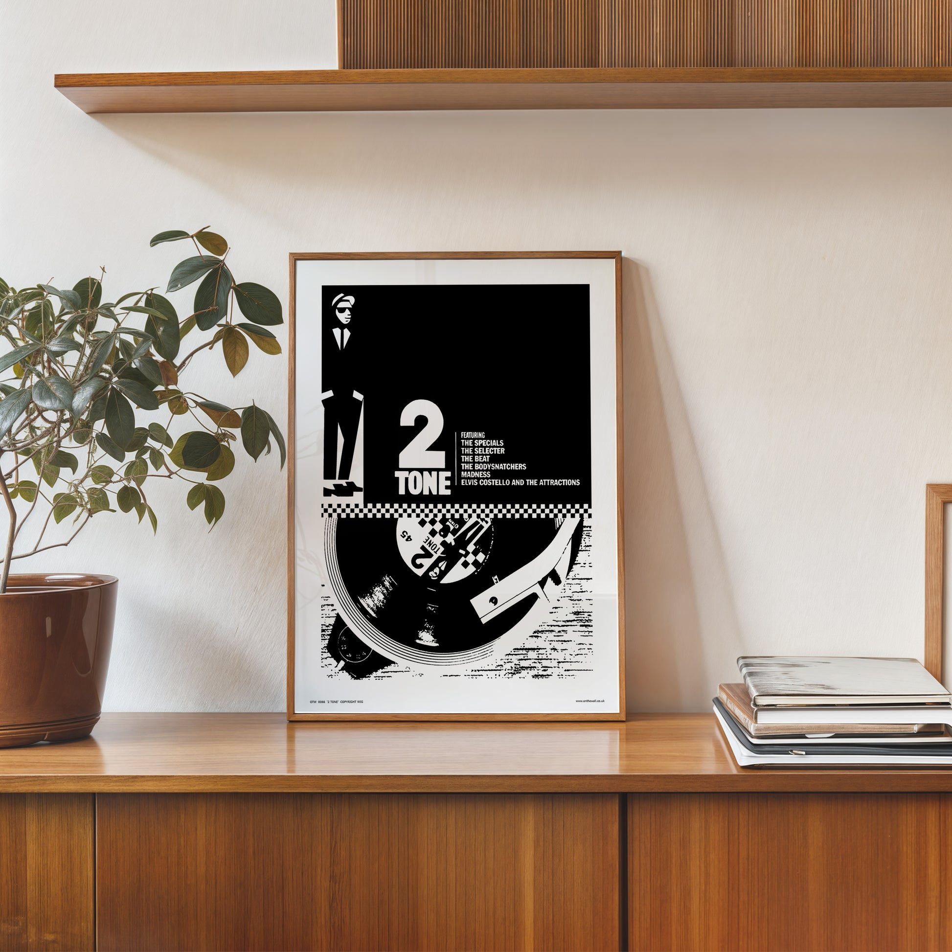 Two Tone, Ska, Specials Poster Art Print 30x40cm