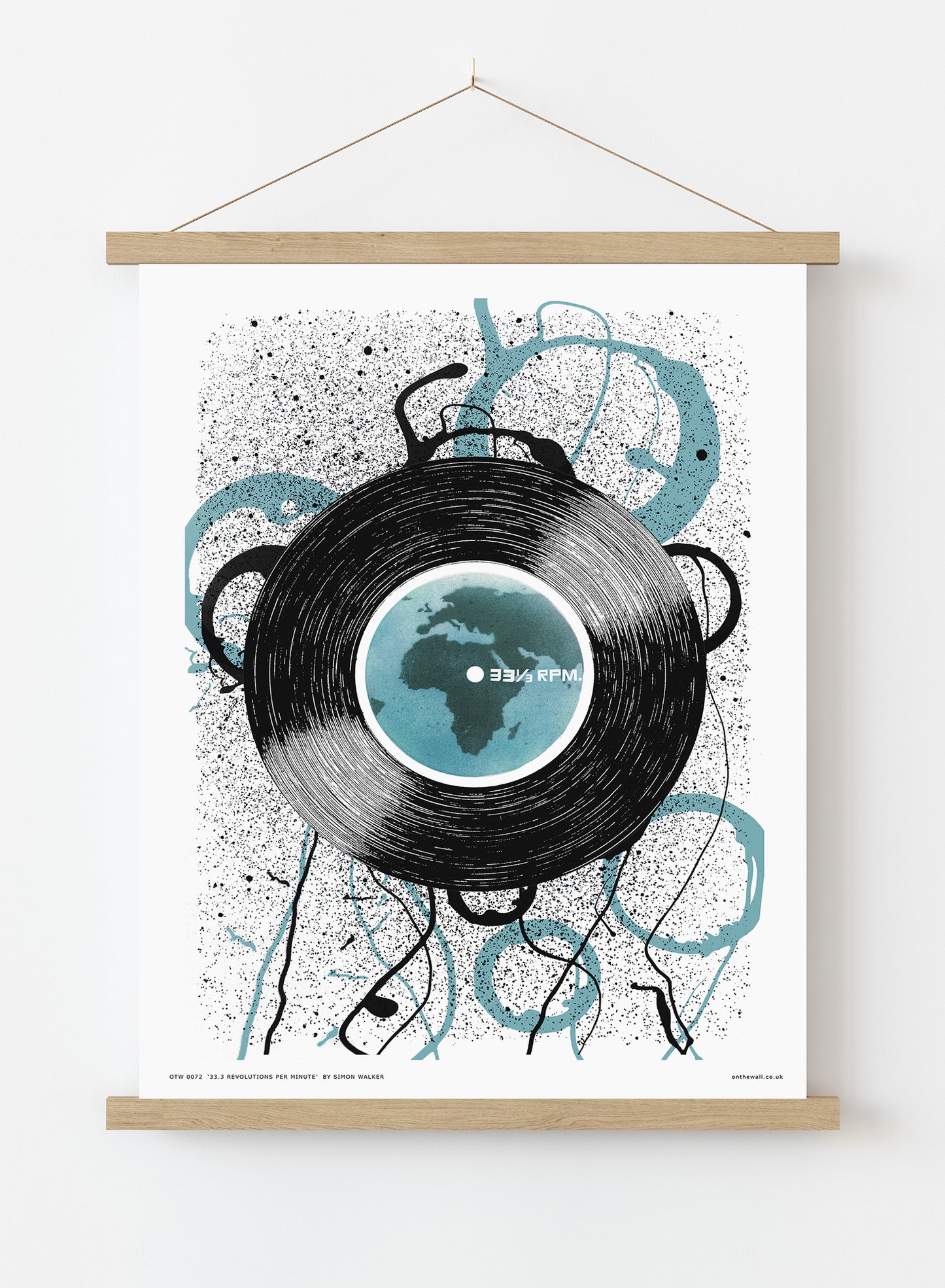 Pop Art Vinyl Records Revolutions Poster Art Print Vintage Poster Wall Art Print 30x40cm Hanger