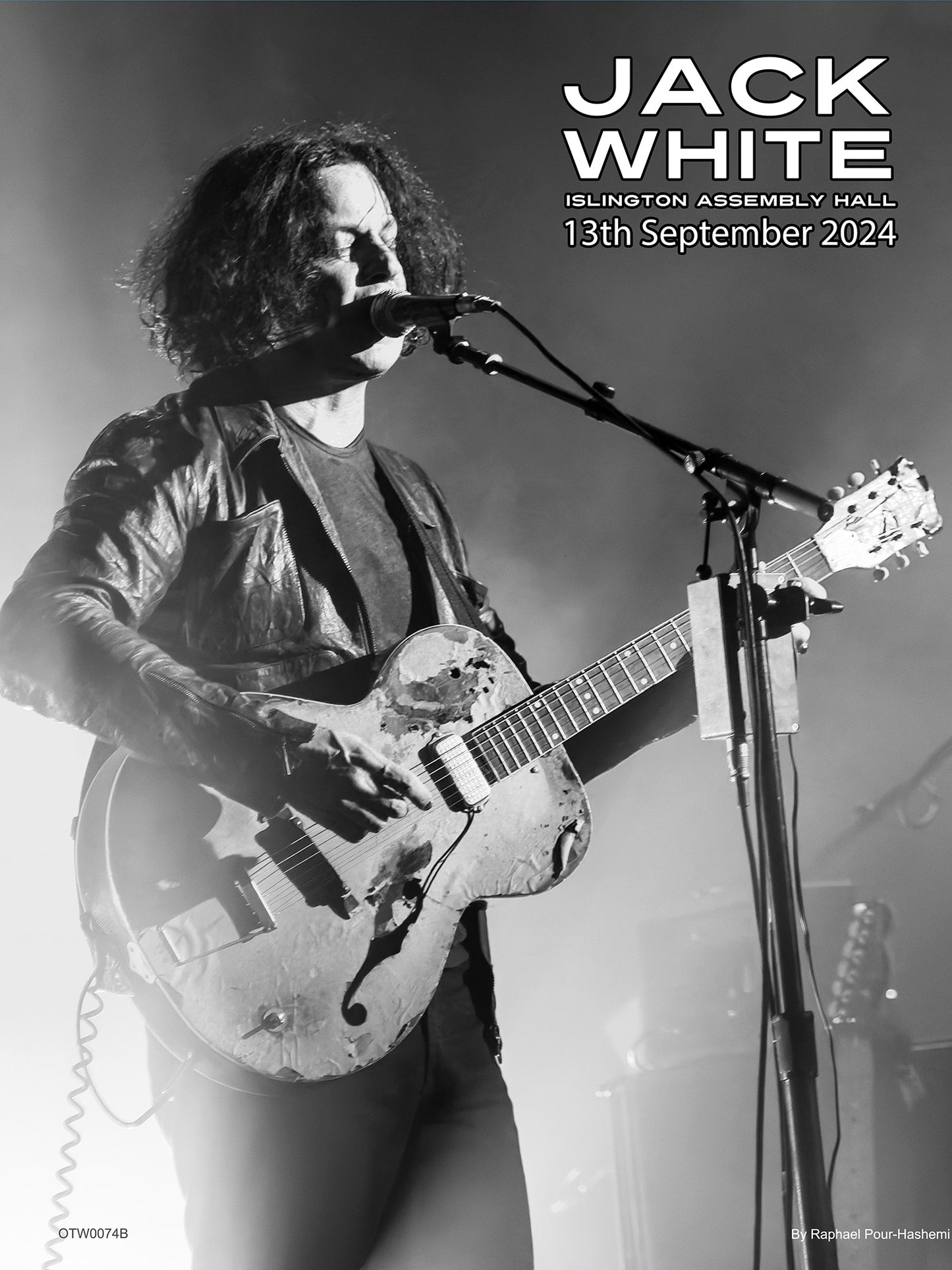 Jack White September 2024 Poster Art Print 30x40cm
