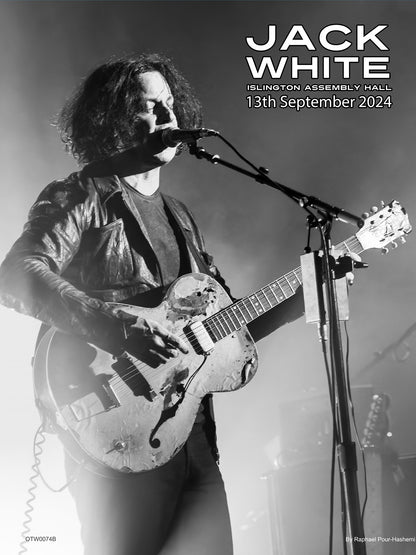 Jack White September 2024 Poster Art Print 30x40cm