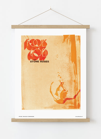 Stone Roses - Fools Gold Poster Art Print Vintage Poster Wall Art Print 30x40cm Hanger
