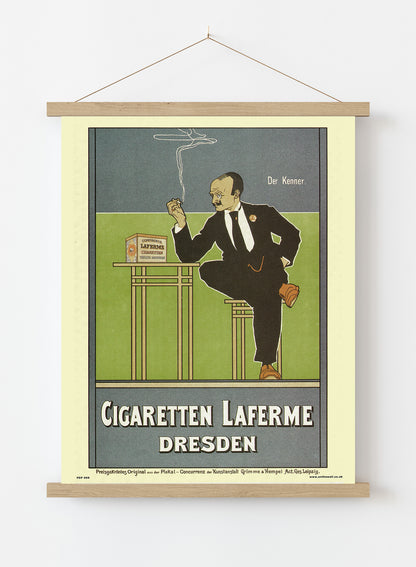 Art nouveau Cigaretten Laferme Dresden by Fritz Rehm Poster Art Print Print – Fritz Rehm Poster Art Print Vintage Poster Wall Art 30x40cm Hanger
