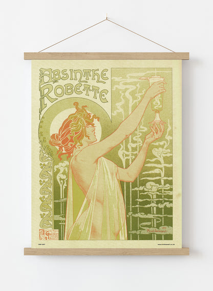 Art nouveau by Privat Livemont - Absinthe Robette Poster Art Print Vintage Poster Wall Art Print 30x40cm Hanger