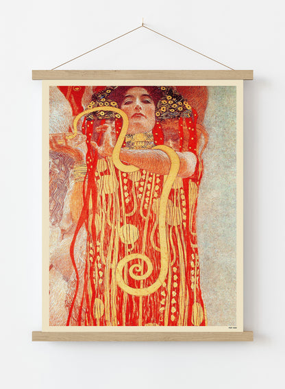 Gustav Klimt Hygieia Art nouveau Poster Art Print Vintage Poster Wall Art Print 40x30cm Hanger