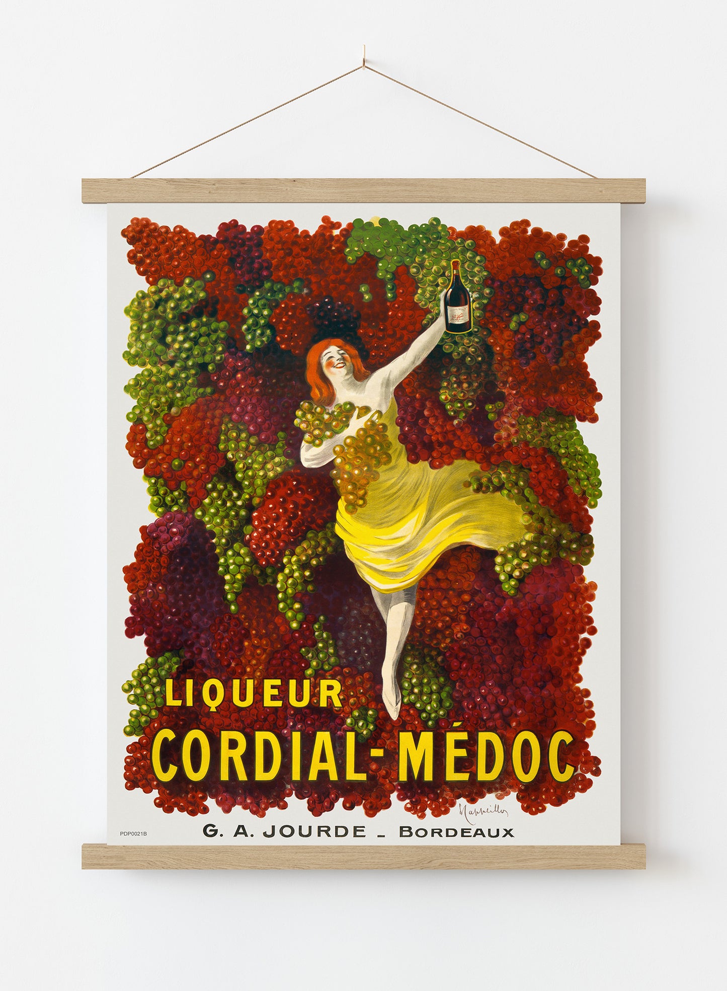 Bordeaux Liqueur Cordial-Médoc,Vintage Poster by Leonetto Cappiello Print – Leonetto Cappiello Vintage Poster Wall Art 30x40cm Hanger