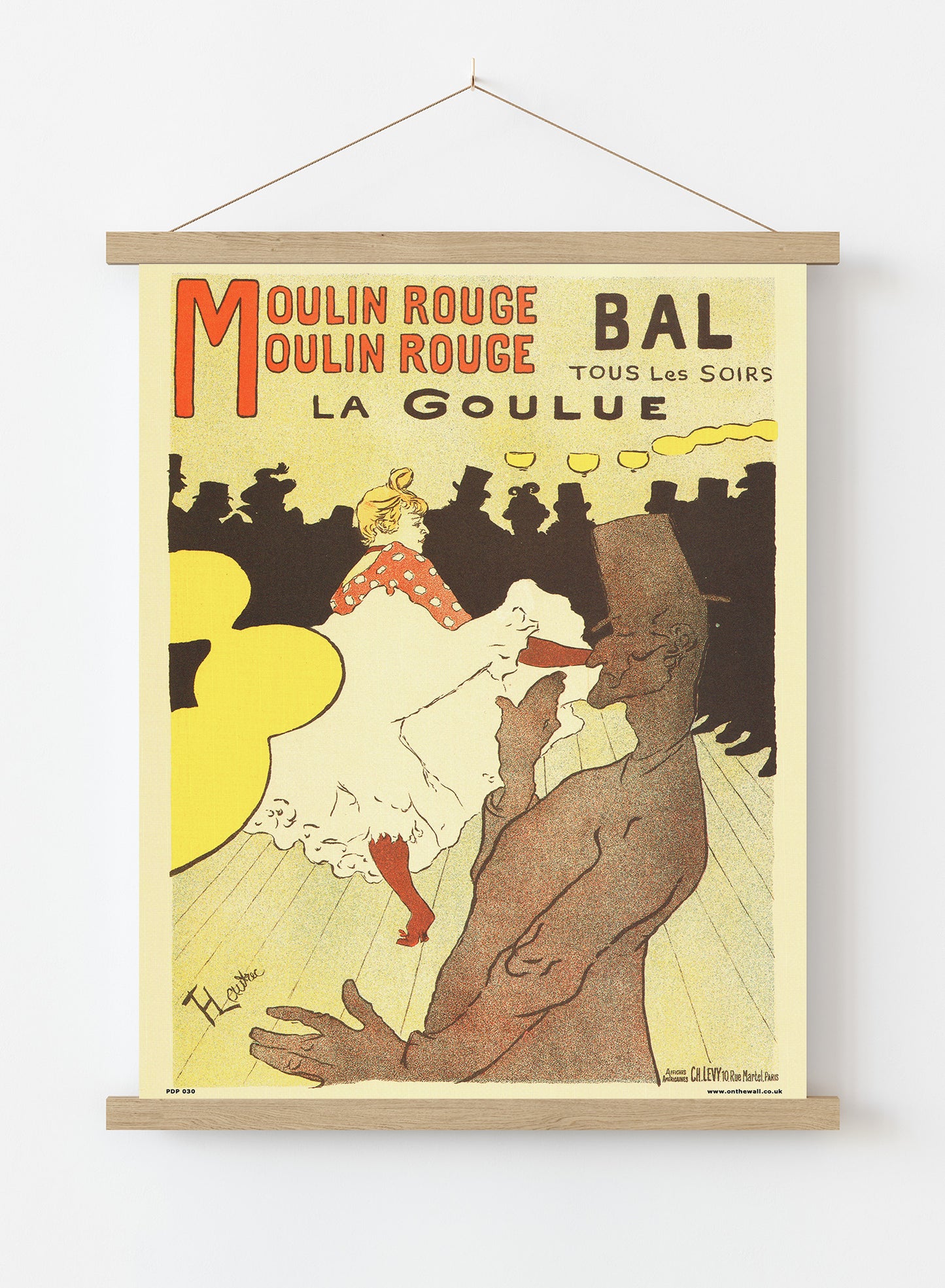 Art nouveau Poster Art Print by Henri de toulouse - Lautrec Moulin Rouge Poster Art Print Vintage Poster Wall Art Print 30x40cm Hanger