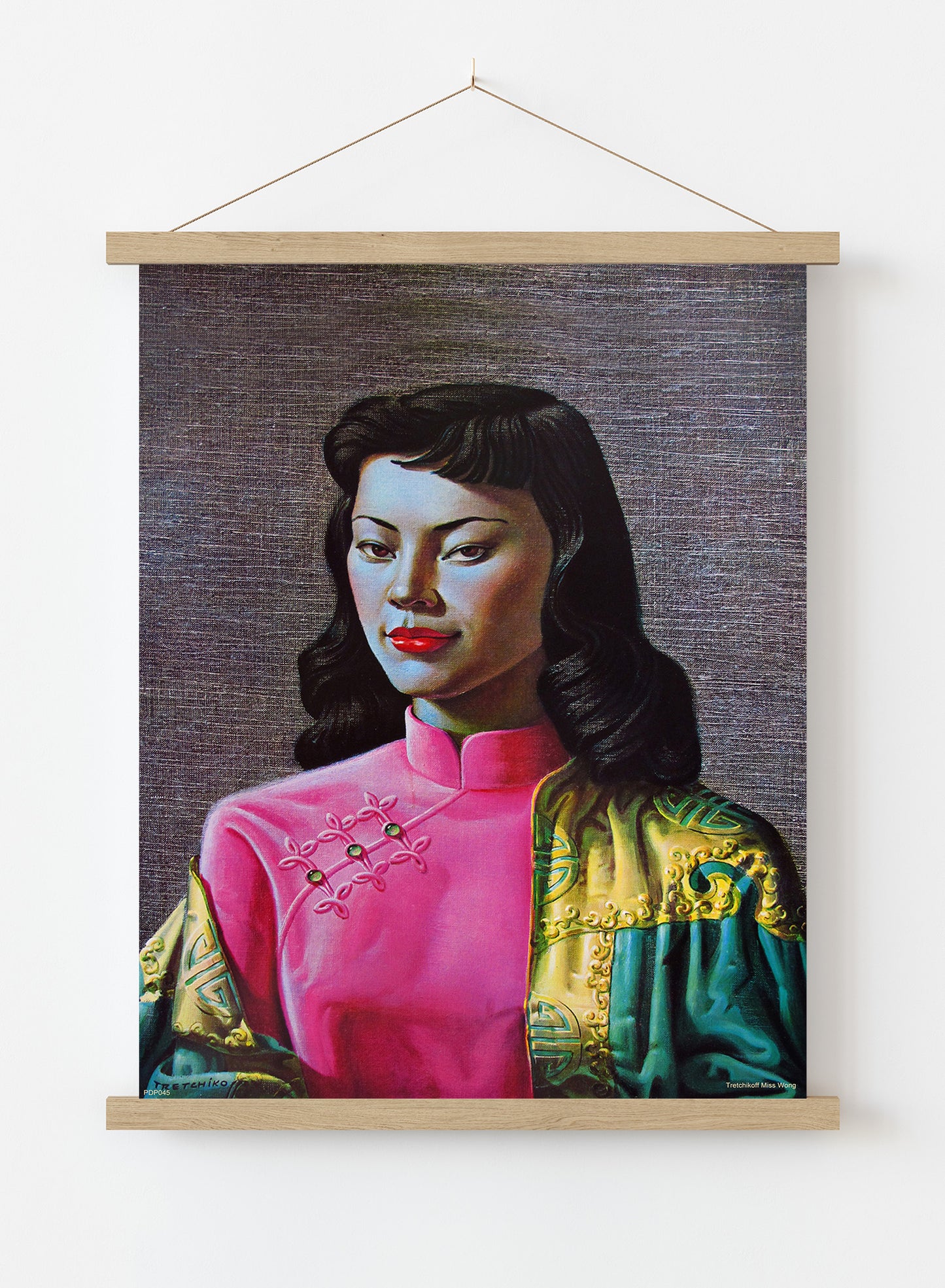 Vladimir Tretchikoff Miss Wong Art Print Poster Vintage Poster Wall Art Print 30x40cm Hanger