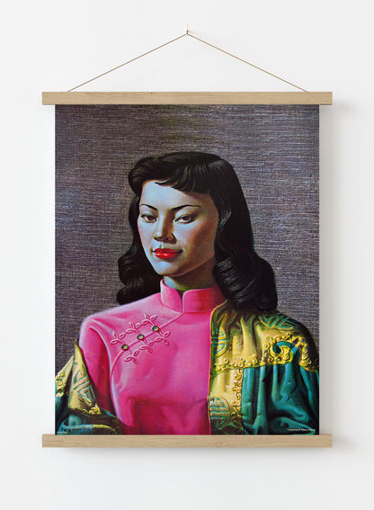 Vladimir Tretchikoff Miss Wong Art Print Poster Vintage Poster Wall Art Print 30x40cm Hanger