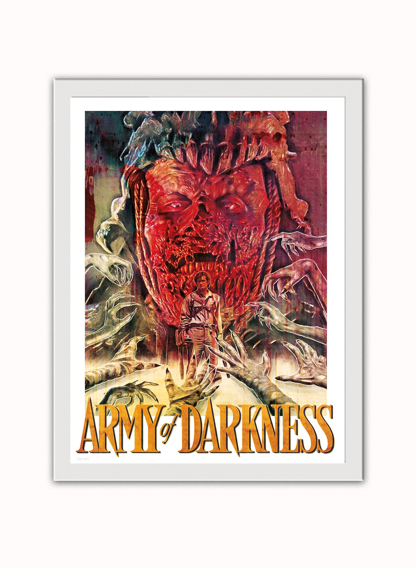 Army of Darkness Poster Art Print Vintage Poster Wall Art Print 30x40cm White Frame