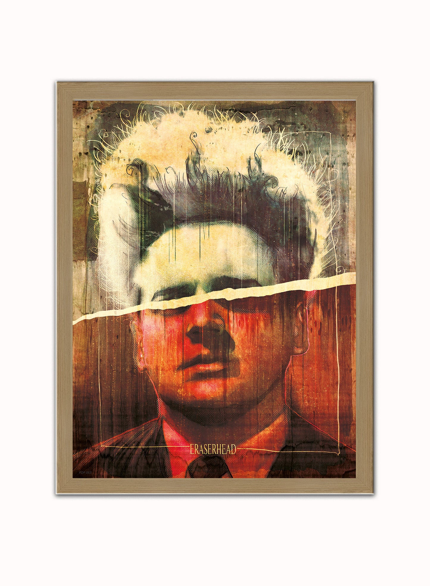 Erasurehead Poster Art Print Vintage Poster Wall Art Print 30x40cm Light Wood