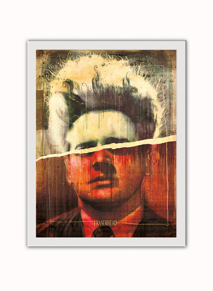 Erasurehead Poster Art Print Vintage Poster Wall Art Print 30x40cm White Frame