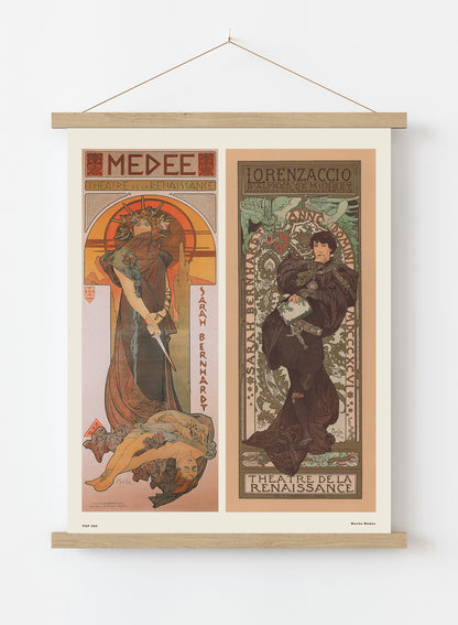 Art nouveau Poster Art Print by Alphonse Mucha Medee Poster Art Print Print – Alphonse Mucha Medee Poster Art Print Vintage Poster Wall Art 30x40cm Hanger