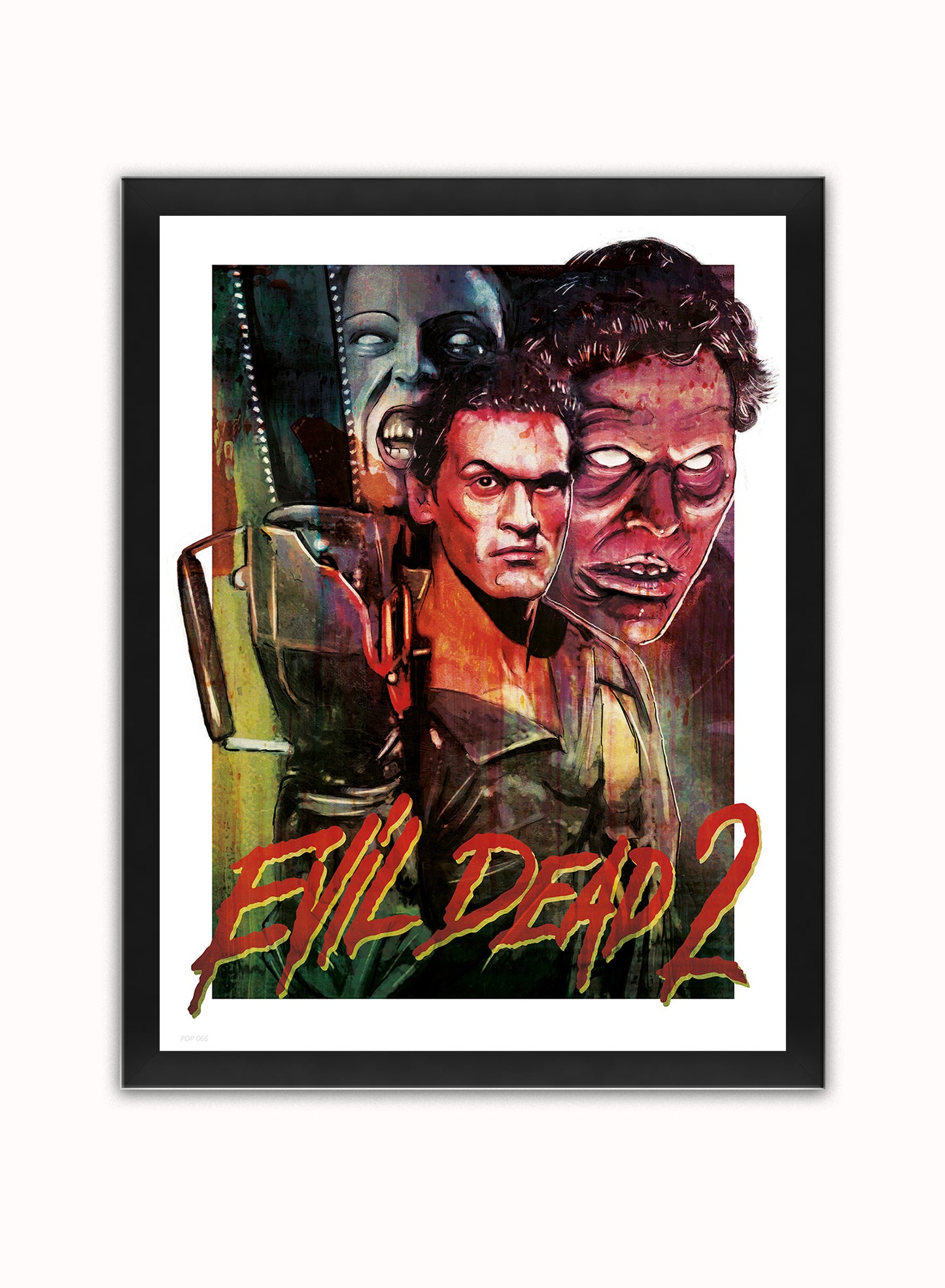 Evil Dead 2 Poster Art Print Vintage Poster Wall Art Print 30x40cm Black Frame