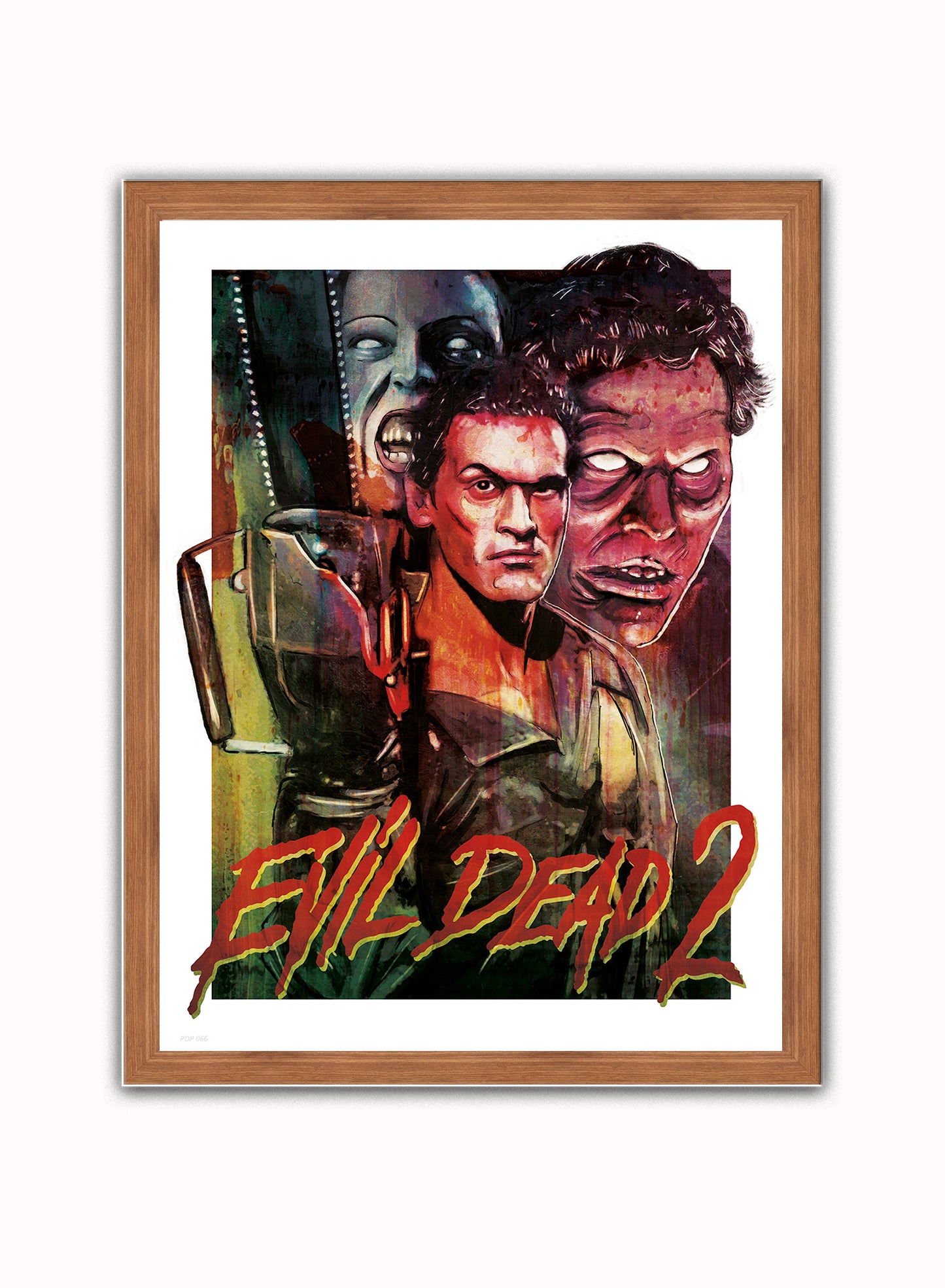 Evil Dead 2 Poster Art Print Vintage Poster Wall Art Print 30x40cm Dark Wood