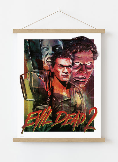 Evil Dead 2 Poster Art Print Vintage Poster Wall Art Print 30x40cm Hanger