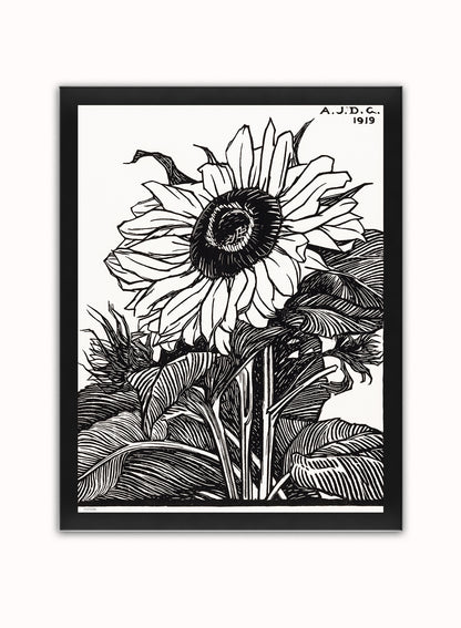 Botanical Art Print Print – Julie de Graag Botanical Wall Art 30x40cm Black Frame