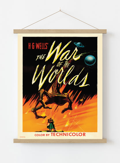 The War of the Worlds 1953 Film Movie Poster Vintage Poster Wall Art Print 30x40cm Hanger