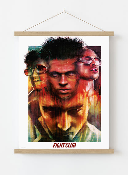 Fight Club Poster Art Print Vintage Poster Wall Art Print 30x40cm Hanger