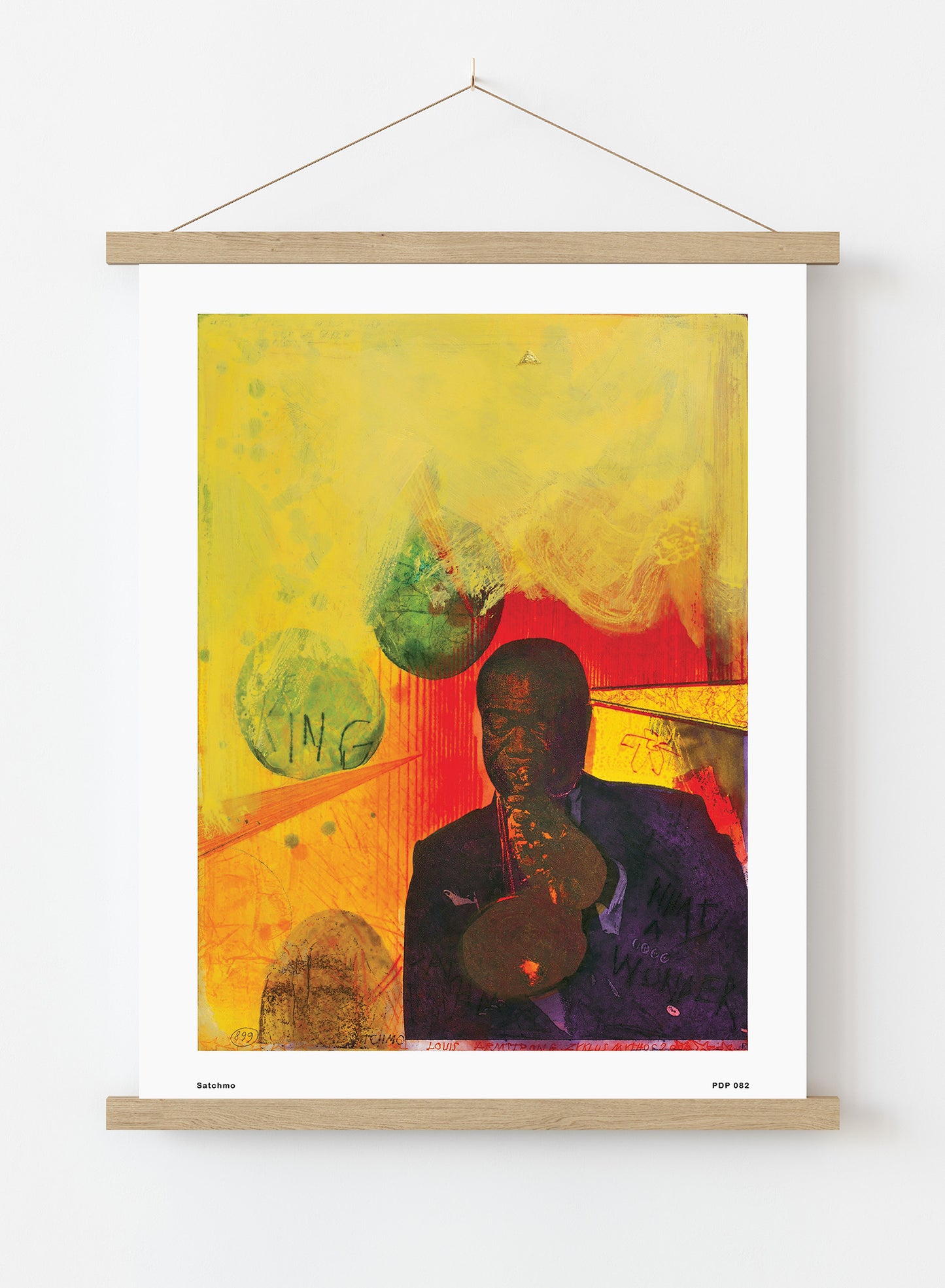 Louis Armstrong "Satchmo" Vintage Poster Wall Art Print 30x40cm Hanger