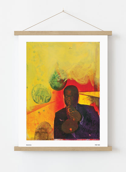 Louis Armstrong "Satchmo" Vintage Poster Wall Art Print 30x40cm Hanger