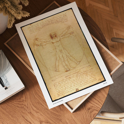Da Vinci Vitruvian Man 30x40cm Art Poster Print