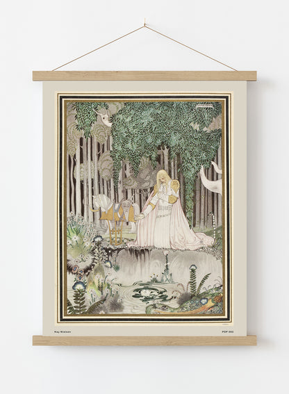 Kay Nielsen The Lassie and the Godmother Vintage Poster Wall Art Print 30x40cm Hanger