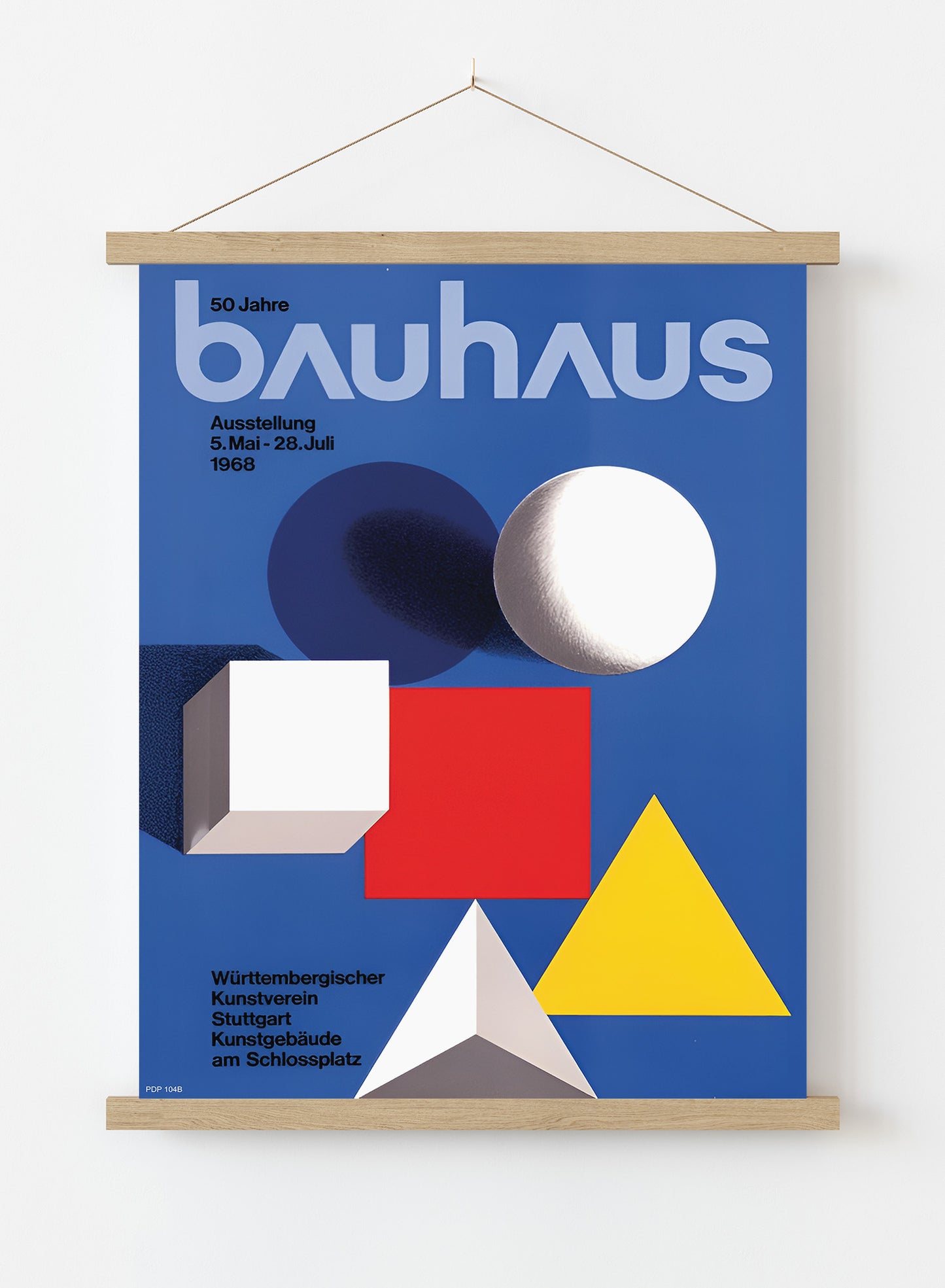 Bauhaus Poster By Herbert Bayer 1968  Poster Vintage Print – Herbert Bayer Bauhaus Wall Art 30x40cm Hanger