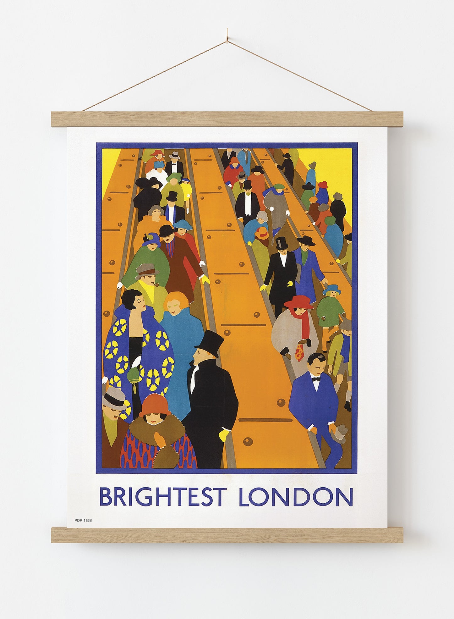 Brightest London,Vintage Travel Poster by Horace Taylor Print – Horace Taylor Vintage Poster Wall Art 30x40cm Hanger