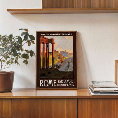 Visit Rome Tourisum 30x40cm Art Poster Print