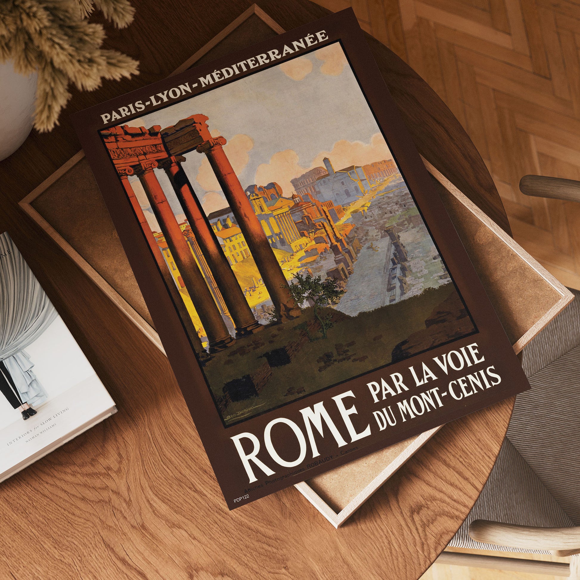 Visit Rome Tourisum 30x40cm Art Poster Print