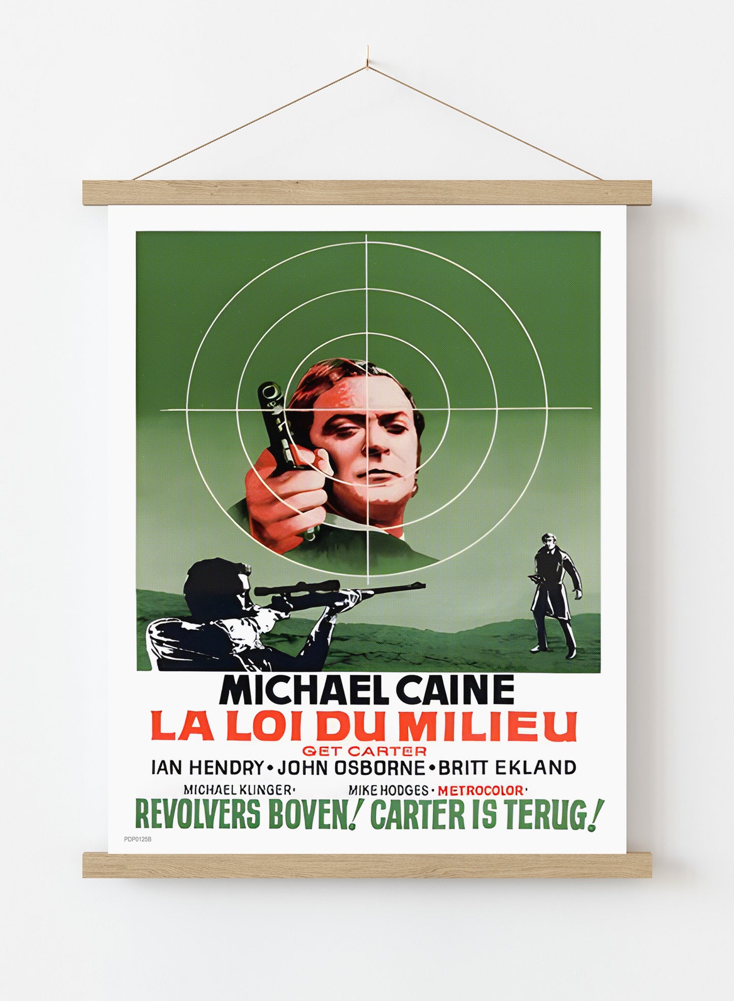 Get Carter Michael Caine Belgian Movie Film Vintage Poster Wall Art Print 30x40cm Hanger